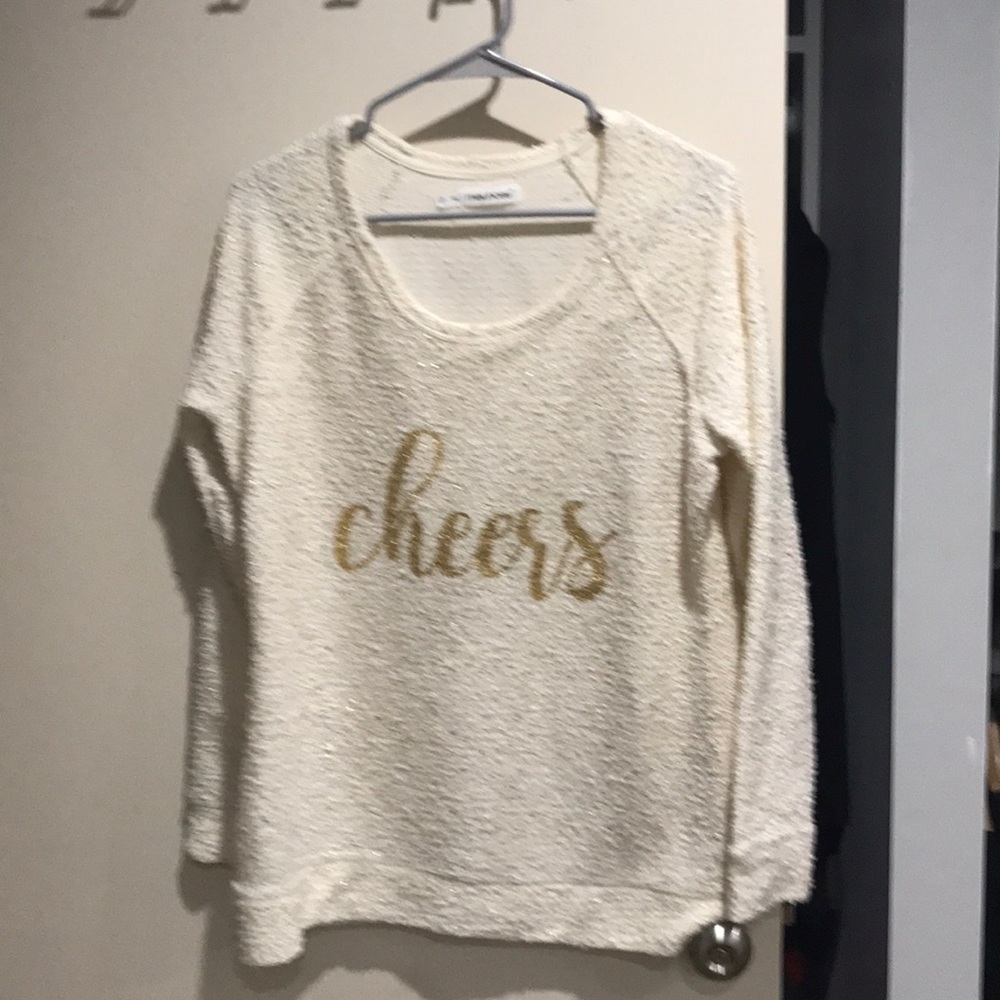 Maurice’s gold glitter sweater